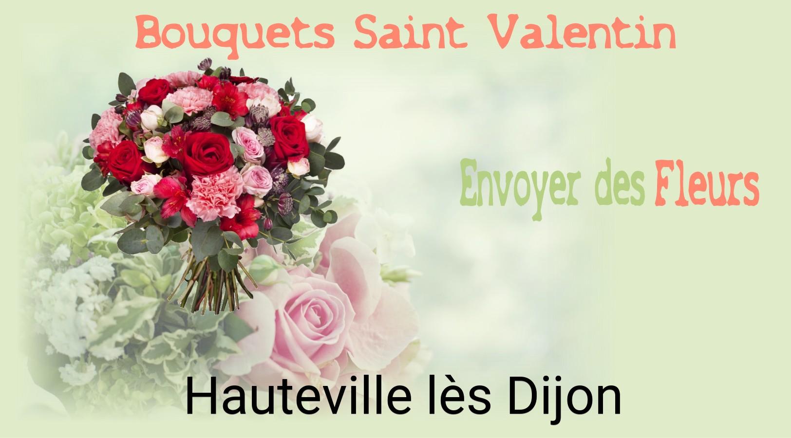 Roses de Saint-Valentin livrées à Hauteville-lès-Dijon